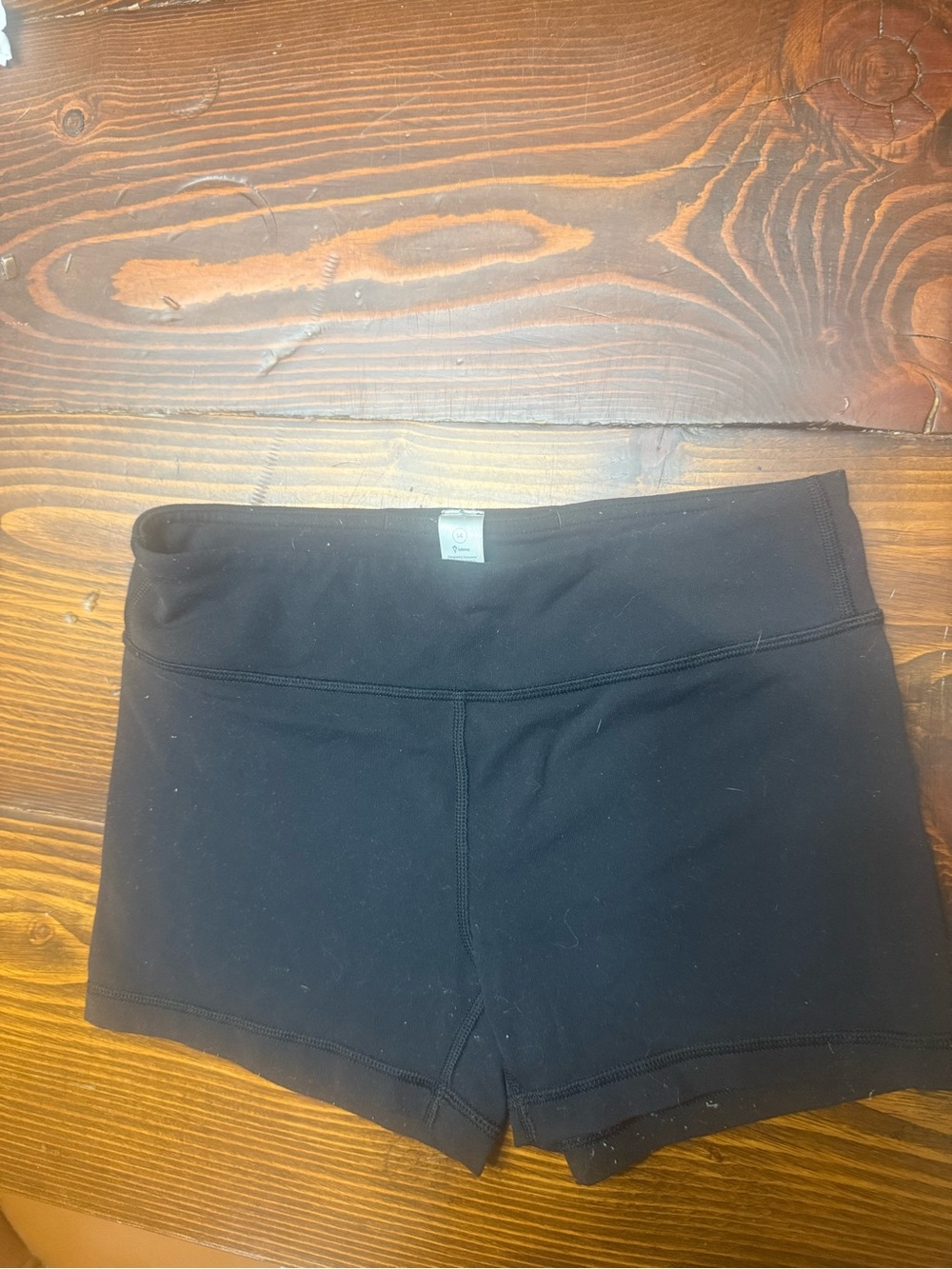 Ivivva Black Youth Bike Shorts with Wide Waistband
